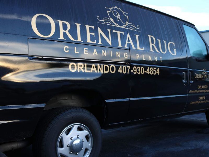 Oriental Rug Cleaning Van